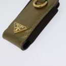 PRADA Pouch Safiano leather 2Set Gold Silver Auth 118868-13