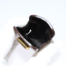 PRADA Pouch Safiano leather 2Set Gold Silver Auth 118868-17