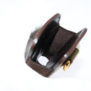 PRADA Pouch Safiano leather 2Set Gold Silver Auth 118868-19