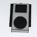 PRADA Pouch Safiano leather 2Set Gold Silver Auth 118868-3