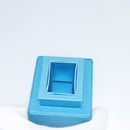 PRADA Cosmetic Pouch Leather Blue Auth 118869M-11