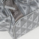 Christian Dior CD Diamond Backpack PVC Gray Auth 118893M-16