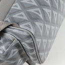 Christian Dior CD Diamond Backpack PVC Gray Auth 118893M-18