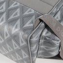 Christian Dior CD Diamond Backpack PVC Gray Auth 118893M-19
