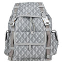Christian Dior CD Diamond Backpack PVC Gray Auth 118893M-13