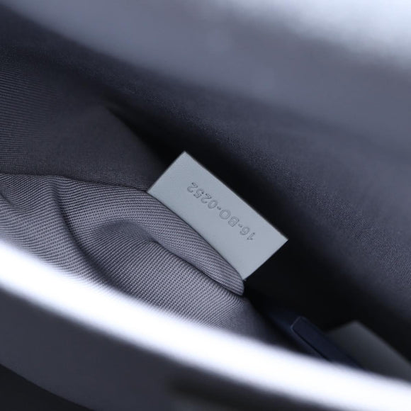 Christian Dior CD Diamond Backpack PVC Gray Auth 118893M