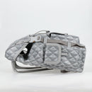 Christian Dior CD Diamond Backpack PVC Gray Auth 118893M-3