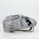 Christian Dior CD Diamond Backpack PVC Gray Auth 118893M-4