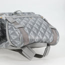 Christian Dior CD Diamond Backpack PVC Gray Auth 118893M-6