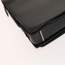 GUCCI Business Bag Leather 2way Black Silver Auth 118896-17
