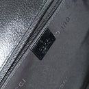 GUCCI Business Bag Leather 2way Black Silver Auth 118896-20