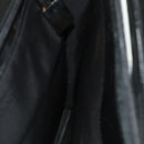 GUCCI Business Bag Leather 2way Black Silver Auth 118896-21