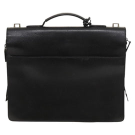 GUCCI Business Bag Leather 2way Black Silver Auth 118896 - 0