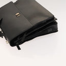 GUCCI Business Bag Leather 2way Black Silver Auth 118896-4