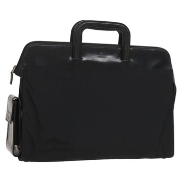 GUCCI Hand Bag Nylon Black Silver 015 3707 Auth 118899