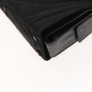 GUCCI Hand Bag Nylon Black Silver 015 3707 Auth 118899-17