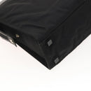 GUCCI Hand Bag Nylon Black Silver 015 3707 Auth 118899-18