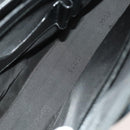 GUCCI Hand Bag Nylon Black Silver 015 3707 Auth 118899-11