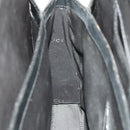 GUCCI Hand Bag Nylon Black Silver 015 3707 Auth 118899-22