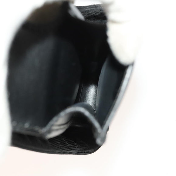 GUCCI Hand Bag Nylon Black Silver 015 3707 Auth 118899