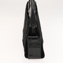 GUCCI Hand Bag Nylon Black Silver 015 3707 Auth 118899-4