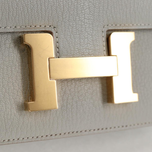 HERMES Constance 3 Mini 18 Shoulder Bag Shave Gripal Auth 118905M