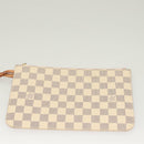 LOUIS VUITTON Damier Azur Neverfull MM Tote Bag N41605 LV Auth 118906-23