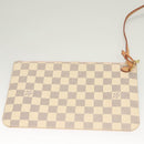 LOUIS VUITTON Damier Azur Neverfull MM Tote Bag N41605 LV Auth 118906-24