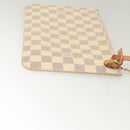 LOUIS VUITTON Damier Azur Neverfull MM Tote Bag N41605 LV Auth 118906-25