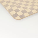 LOUIS VUITTON Damier Azur Neverfull MM Tote Bag N41605 LV Auth 118906-27