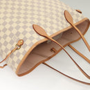 LOUIS VUITTON Damier Azur Neverfull MM Tote Bag N41605 LV Auth 118906-6