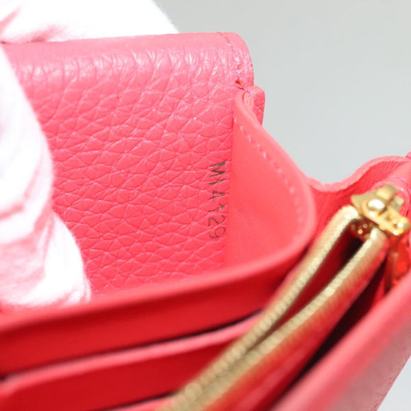 LOUIS VUITTON Portefeuille Capsine Wallet Taurillon Leather M69068 Auth 118907