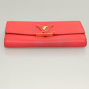 LOUIS VUITTON Portefeuille Capsine Wallet Taurillon Leather M69068 Auth 118907-6