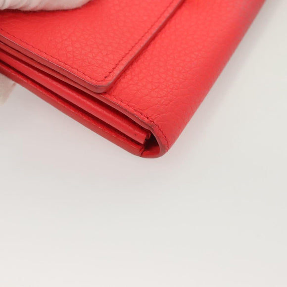 LOUIS VUITTON Portefeuille Capsine Wallet Taurillon Leather M69068 Auth 118907