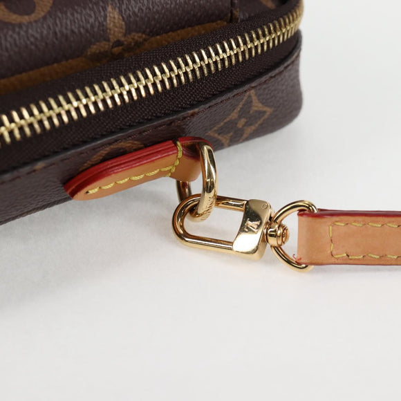 LOUIS VUITTON Monogram Stripe LV x NIGO Double Phone Pouch M81005 LV Auth 118926