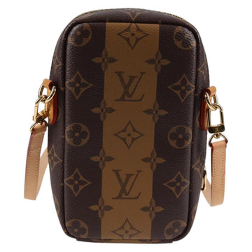 LOUIS VUITTON Monogram Stripe LV x NIGO Double Phone Pouch M81005 LV Auth 118926 - 0
