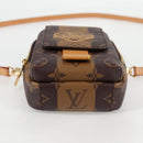LOUIS VUITTON Monogram Stripe LV x NIGO Double Phone Pouch M81005 LV Auth 118926-5