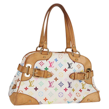 LOUIS VUITTON Monogram Multicolor Claudia Hand Bag White M40193 LV Auth 118928A