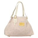 LOUIS VUITTON Cruise Line Taicienne PM Bag Canvas Pink M95672 LV Auth 118931-1