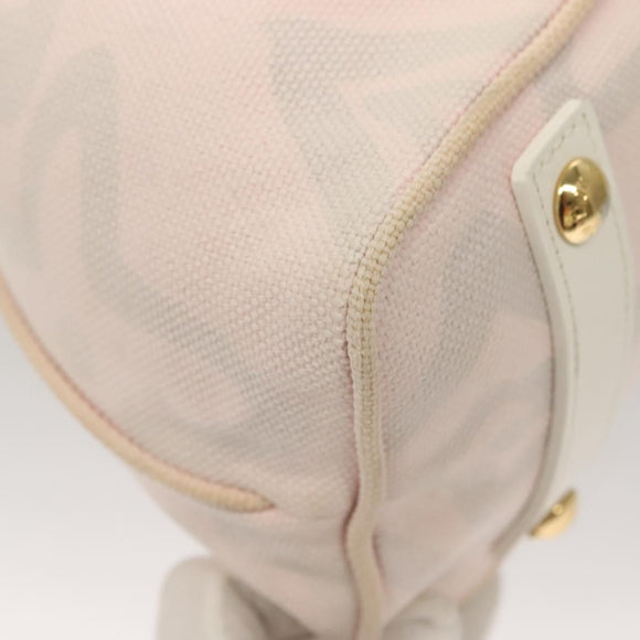 LOUIS VUITTON Cruise Line Taicienne PM Bag Canvas Pink M95672 LV Auth 118931