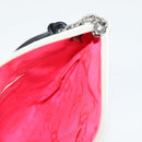 CHANEL Cambon Line Shoulder Bag Lamb Skin White Silver CC Auth 118933V-18