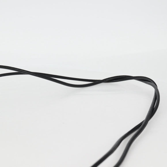 CHANEL Cambon Line Shoulder Bag Lamb Skin White Silver CC Auth 118933V