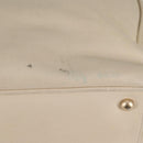 CHANEL Tote Bag Lamb Skin Beige Gold CC Auth 118935V-6