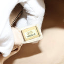 CHANEL Tote Bag Lamb Skin Beige Gold CC Auth 118935V-12
