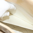 CHANEL Matelasse Chain Tote Bag Patent leather Beige Gold CC Auth 118936-22