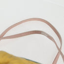 CHANEL Matelasse Backpack Lamb Skin Yellow Silver CC Auth 118937M-18