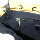 CHANEL Matelasse Backpack Lamb Skin Yellow Silver CC Auth 118937M-31