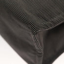 HERMES Her Line Clutch Bag Canvas Gray Auth 118940-16