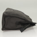 HERMES Her Line Clutch Bag Canvas Gray Auth 118940-3