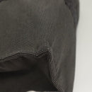 HERMES Her Line Clutch Bag Canvas Gray Auth 118940-7